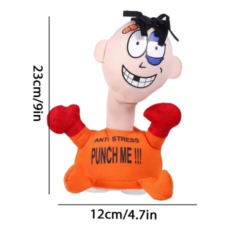 Muñeco Punch Me Anti Estres con Sonido Varios Colores 001