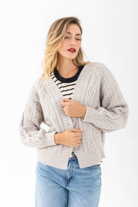 Cardigan Zoe Gris