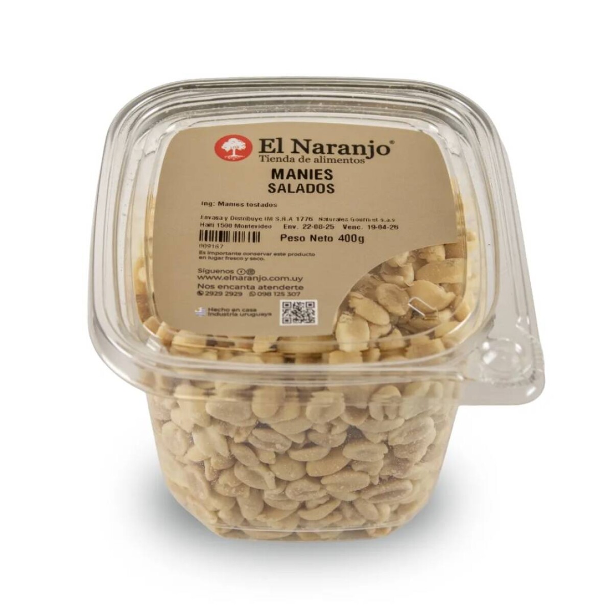 Mani Tostado El Naranjo 400 Grs - 400 gr 