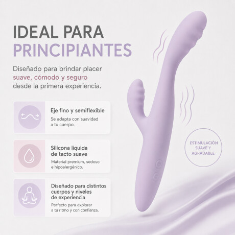 Vibrador Rabbit Ultra Fino Control APP Usb Con Calefacción Vibrador Rabbit Ultra Fino Control APP Usb Con Calefacción