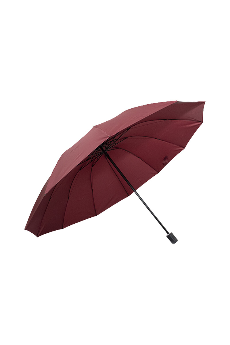 PARAGUAS CORTO RUMBO 12V BORDÓ PARAGUAS CORTO RUMBO 12V BORDÓ