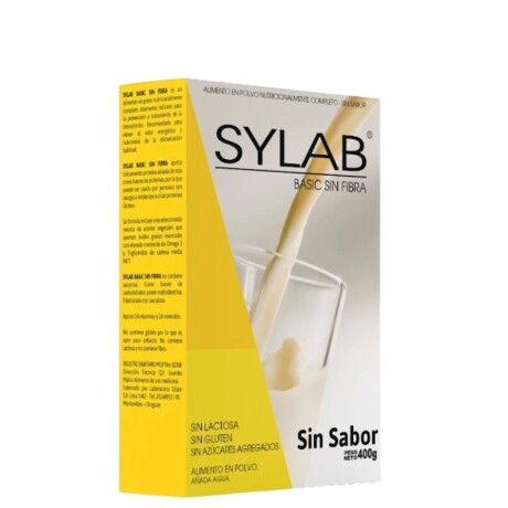 Basic Sin Fibra Sin Sabor 400g SYLAB Basic Sin Fibra Sin Sabor 400g SYLAB