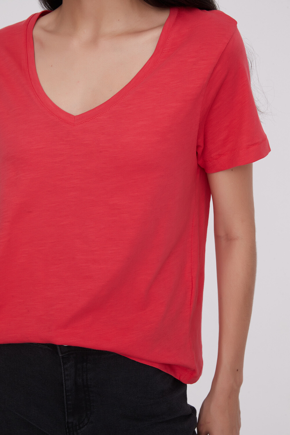 Remera Blumi Rojo Coral