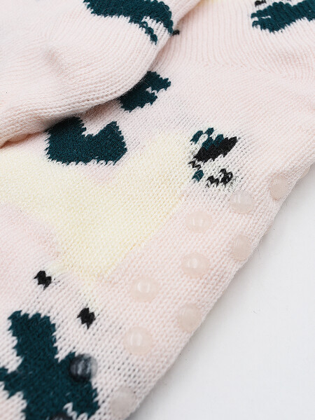 MEDIAS SHERPA LOVE LLAMAS ROSADO