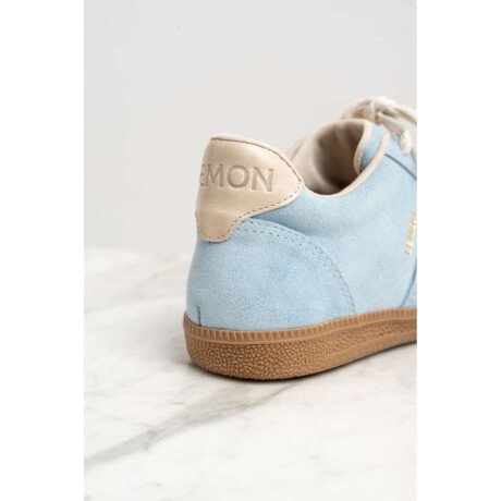Zapatilla Gamuza Celeste