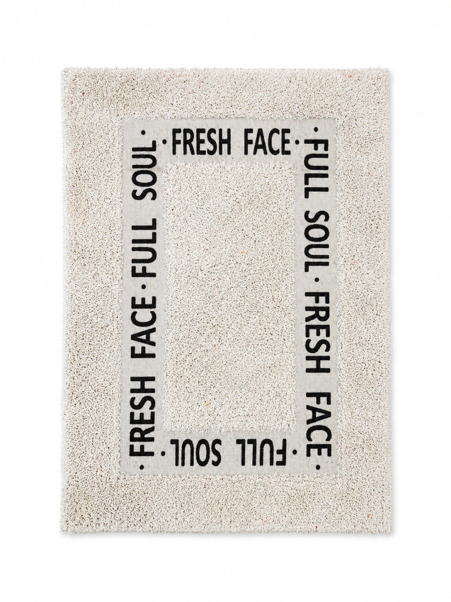 ALFOMBRA BAÑO FRESH - NATURAL 