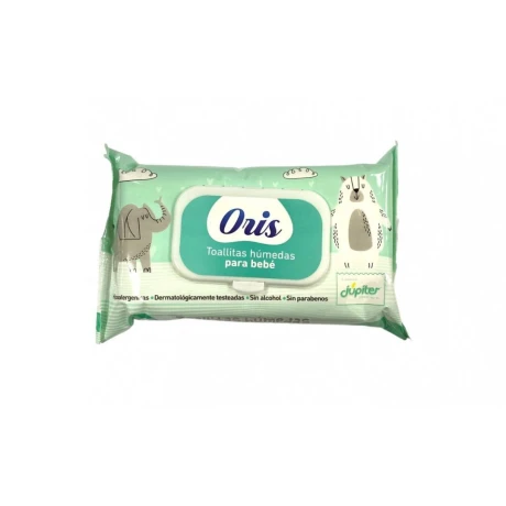 TOALLITAS HUMEDAS ORIS P/BEBE 60 UNIDADES TOALLITAS HUMEDAS ORIS P/BEBE 60 UNIDADES
