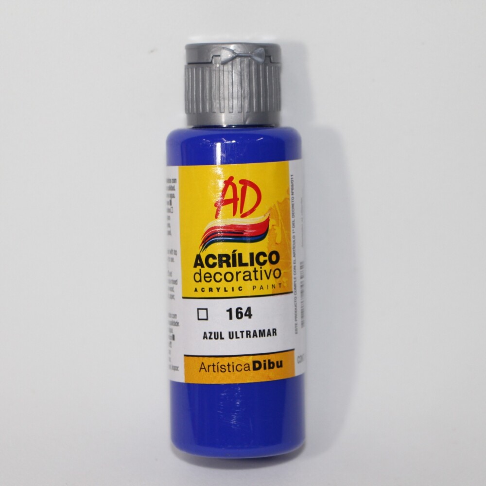 PINTURA ACRILICA ARTISTICA DIBU 60 ML. DIFERENTES COLORES COLOR AZUL ULTRAMAR 164