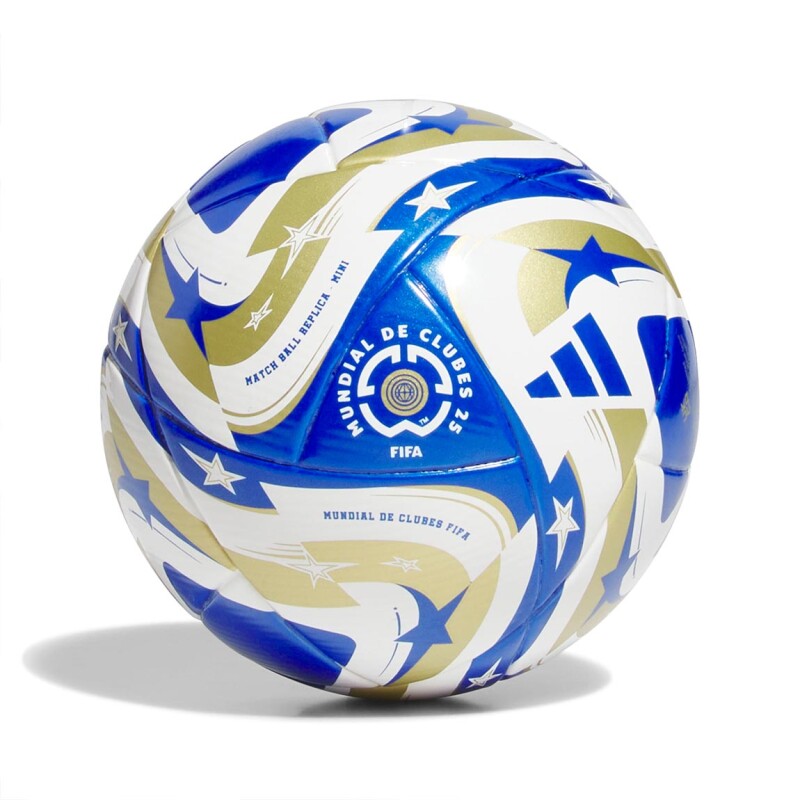 Mini Pelota Adidas Final Mundial de Clubes Azul-Dorado
