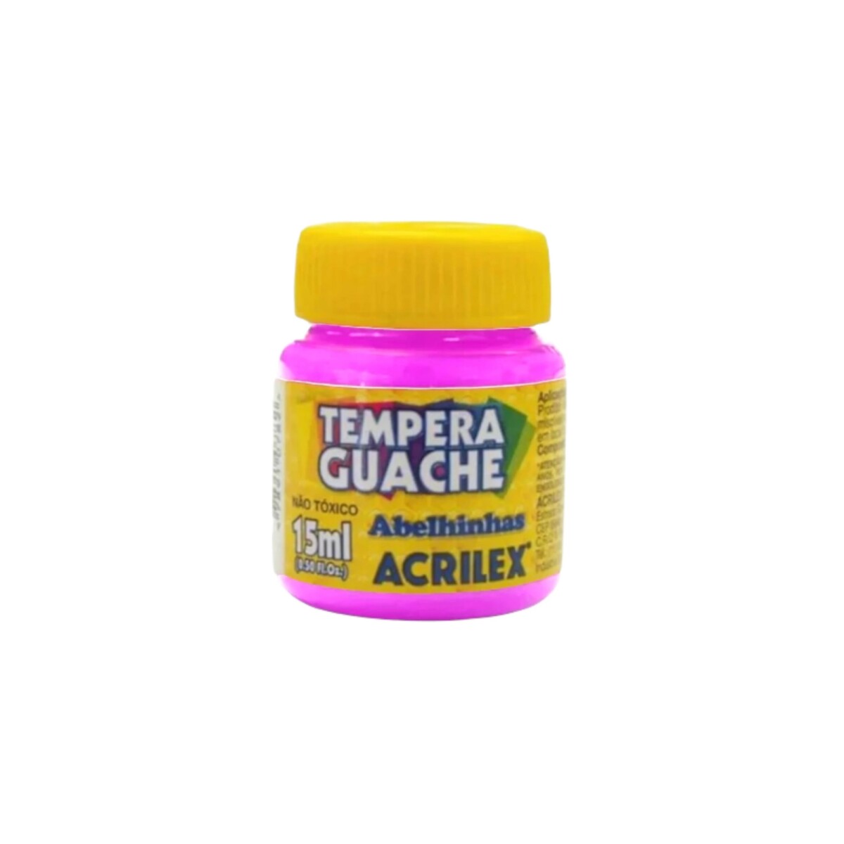 Témpera Acrilex 15 ml - Rosa 