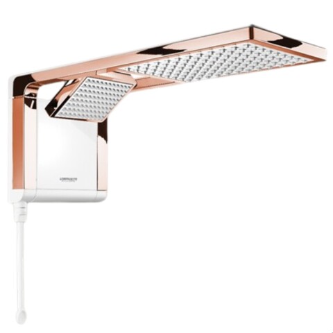 DUCHA AQCUA DUO WHITE ROSE GOLD 220V 6800W DUCHA AQCUA DUO WHITE ROSE GOLD 220V 6800W
