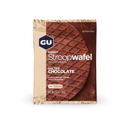 Waffle Energizante Chocolate Salado Mostaza/marron