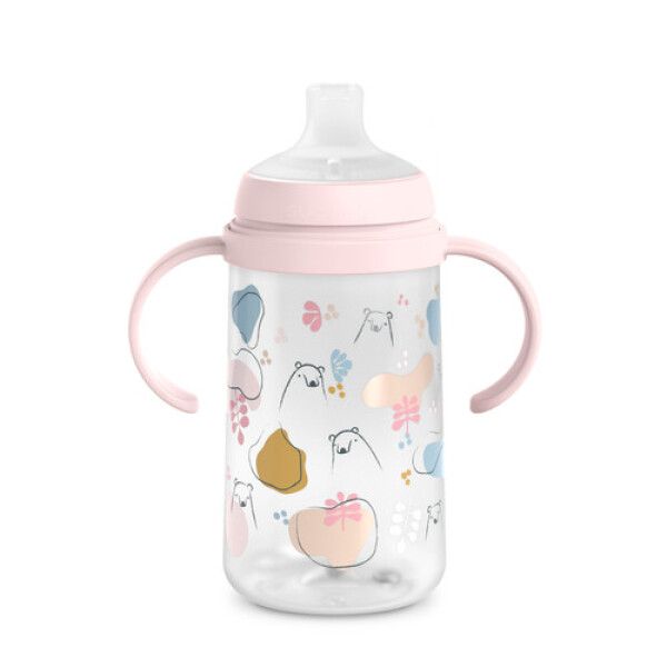 Vaso second con asas SUAVINEX rosa