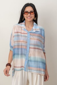 CAMISA DUNIA Celeste