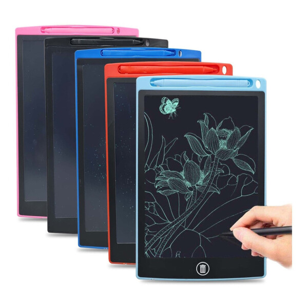 Pizarra Mágica Infantil Automática Led 12 Pulgadas c/ lápiz Variante Color Azul