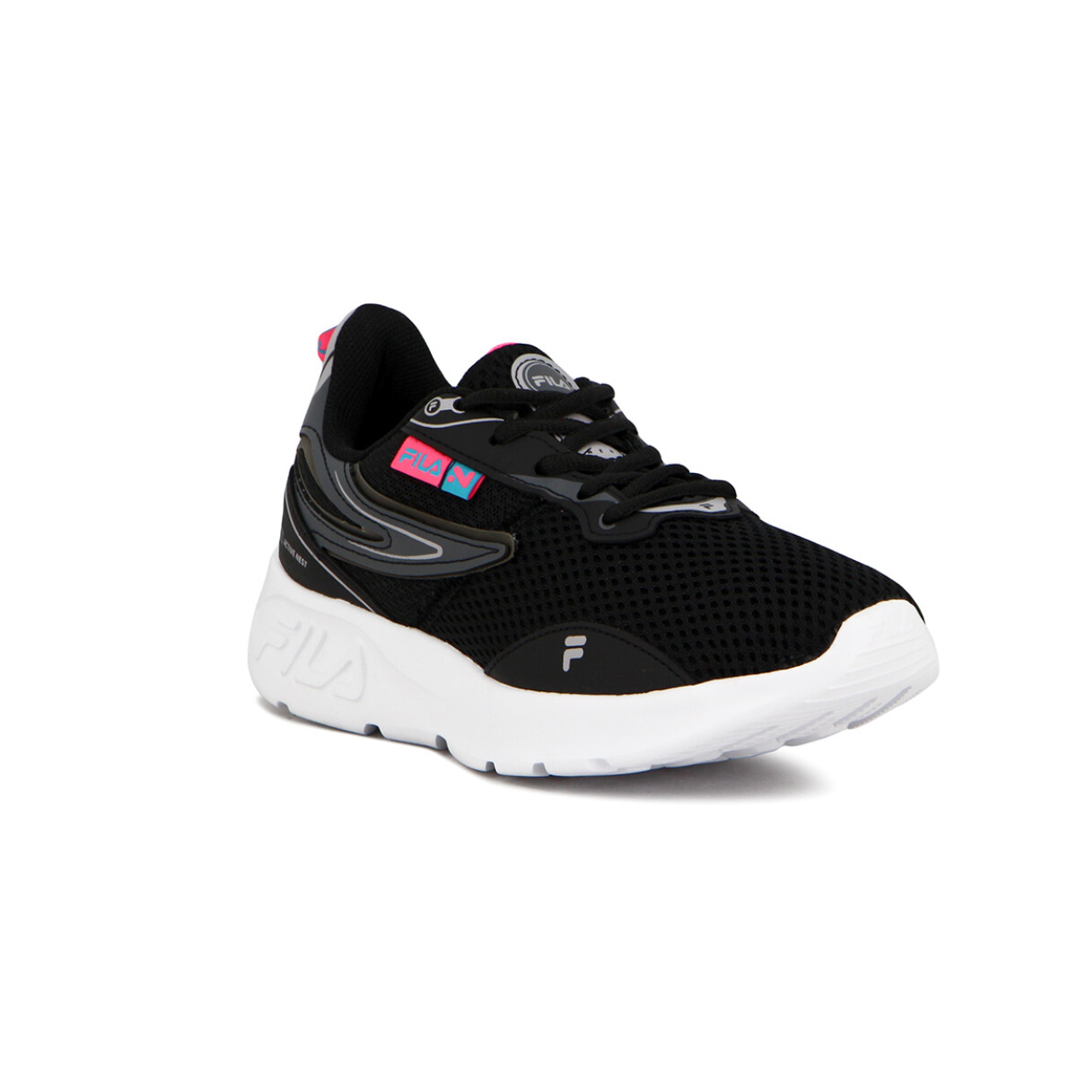 Fila Calzado Nest Feminino Black/graphite/soft Diva Pink - Negro-grafito 