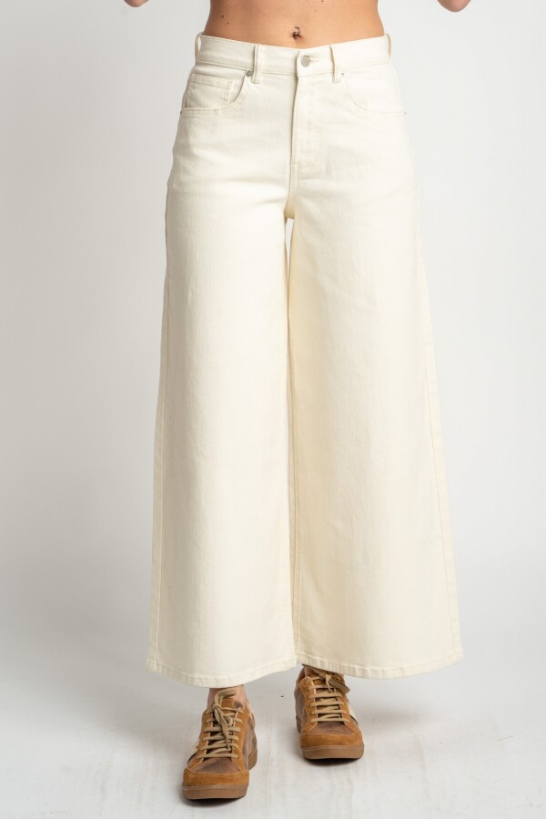Jean Wide Leg Crudo