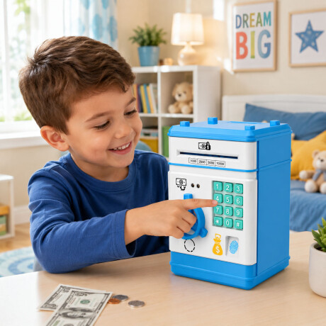 Alcancía Infantil Caja Fuerte Electronica Huella Clave Alcancía Infantil Caja Fuerte Electronica Huella Clave