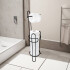 Porta Rollo Baño Soporte Papel Higienico De Pie Negro Mate PRP001 Porta Rollo Baño Soporte Papel Higienico De Pie Negro Mate PRP001
