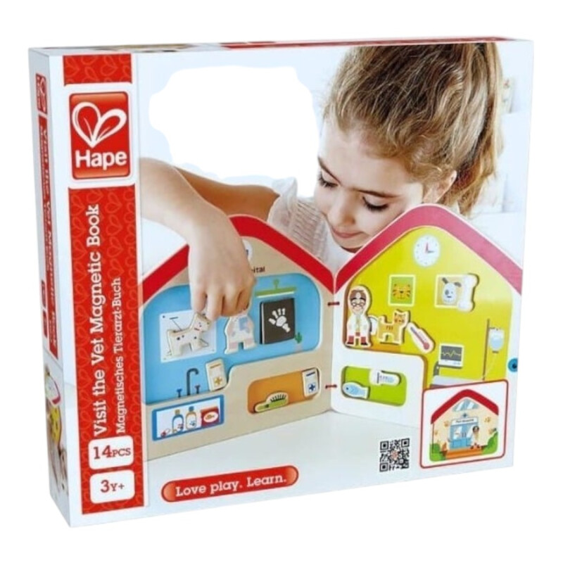 Libro Magnético Visita al Veterinario Hape Libro Magnético Visita al Veterinario Hape