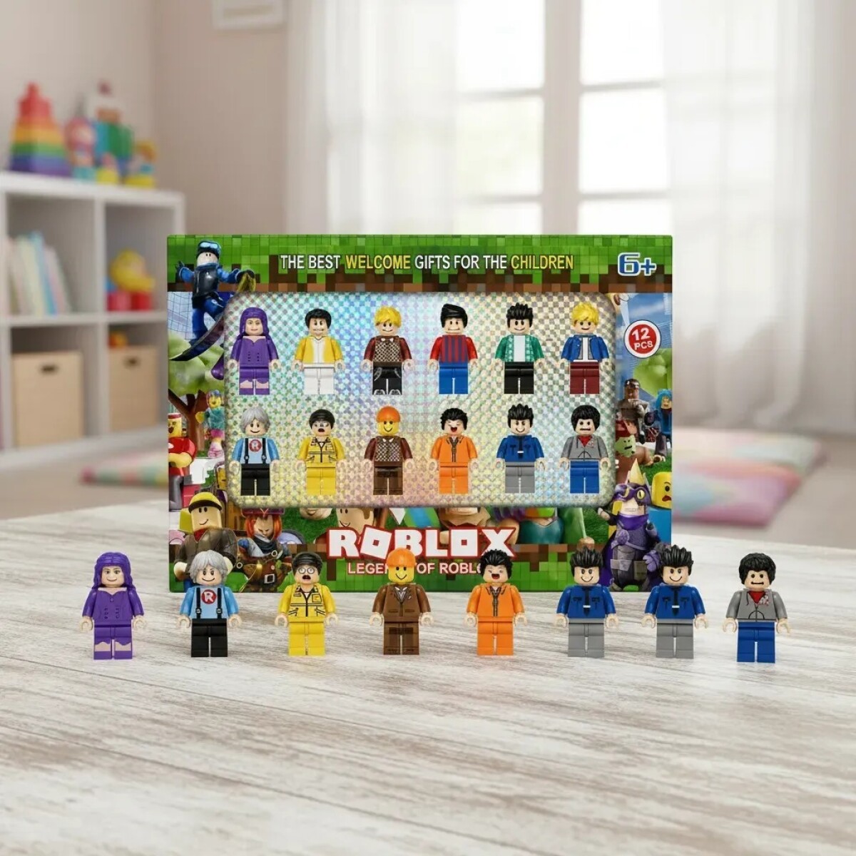 12 minifiguras lego tipo roblox 