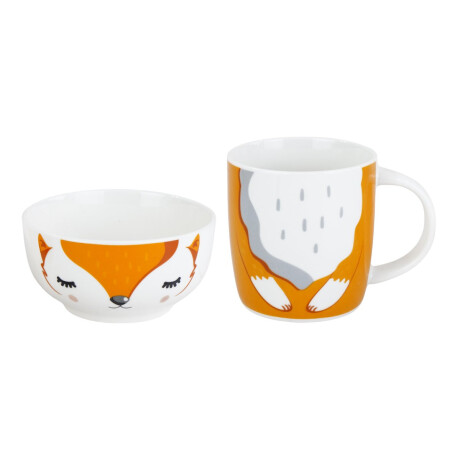 Set infantil de ceramica taza y bowl Set infantil de ceramica taza y bowl