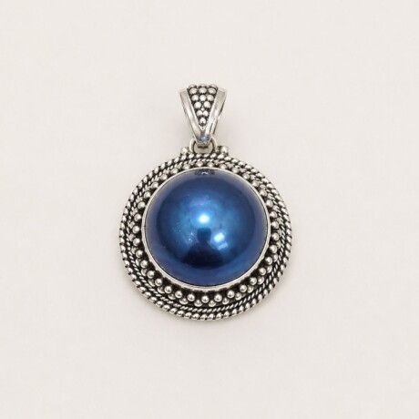 Dije Blue Pearl - Plata 925 Dije Blue Pearl - Plata 925