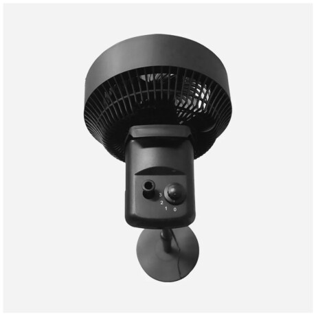 Ventilador Turbina 10" Akita FS-25H 3 Velocidades 18 W NEGRO