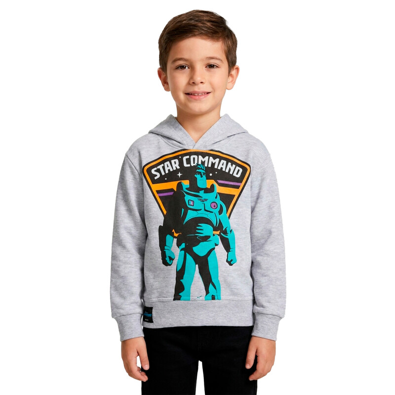 Canguro Disney LightYear Felpa Frizada de Niños - LYIISS23011-C Gris-melange