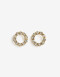 Aros Pasantes Strass Aros Pasantes Arandelas Strass - Dorado