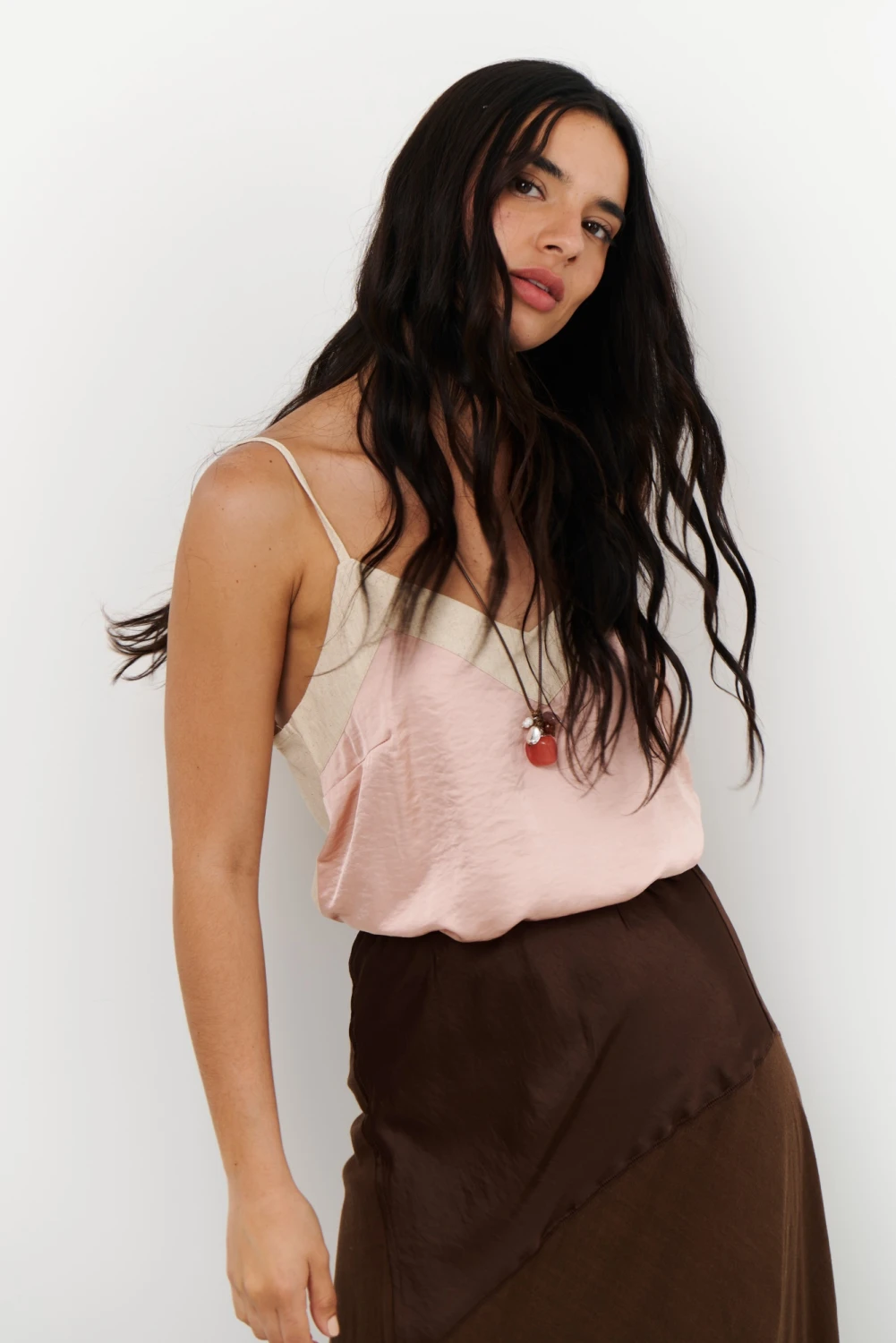 MUSCULOSA LINO SATEN