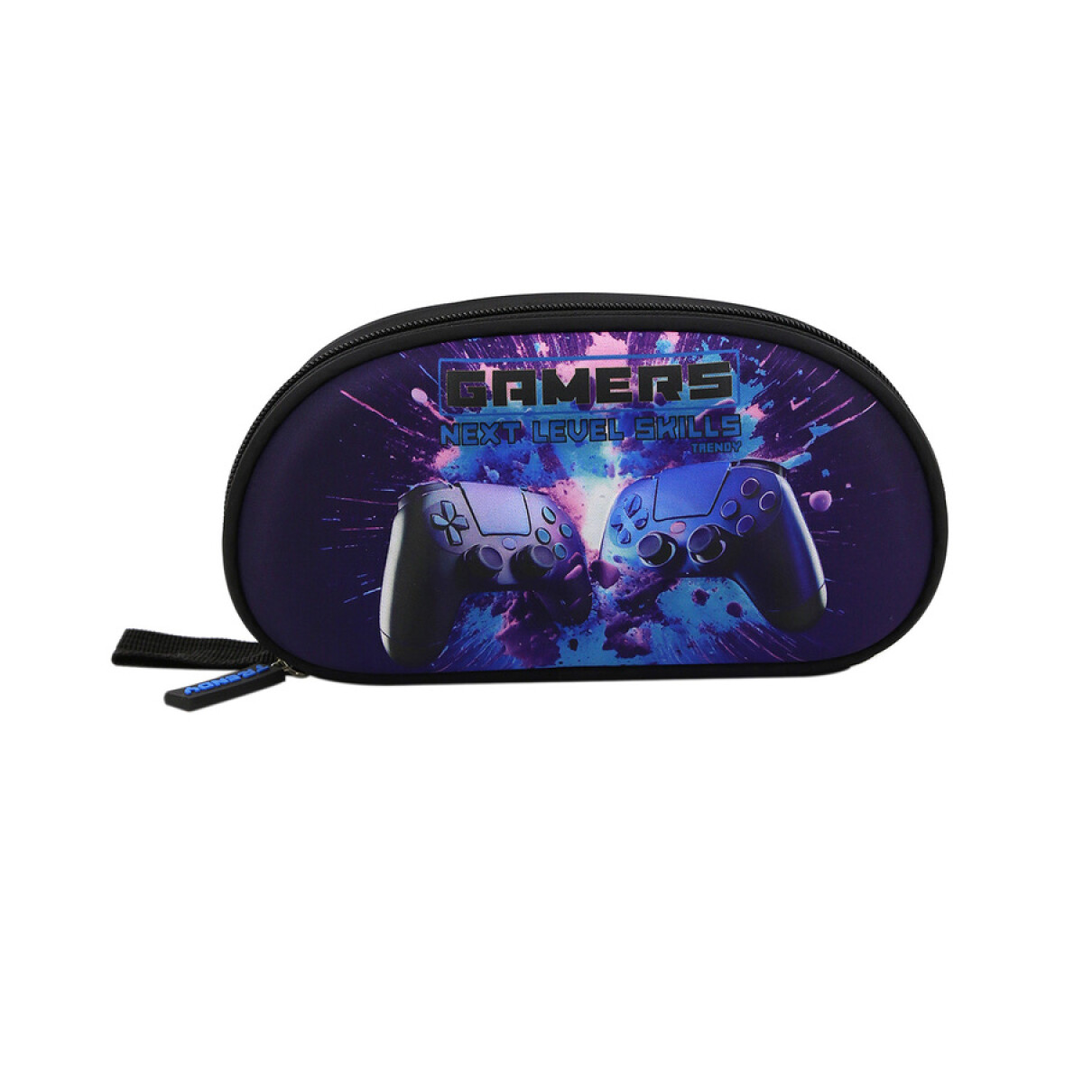 CARTUCHERA TRENDY GAME 3D NEGRO 