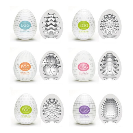 Huevos Masturbadores Tenga Set X6 Unidades Huevos Masturbadores Tenga Set X6 Unidades