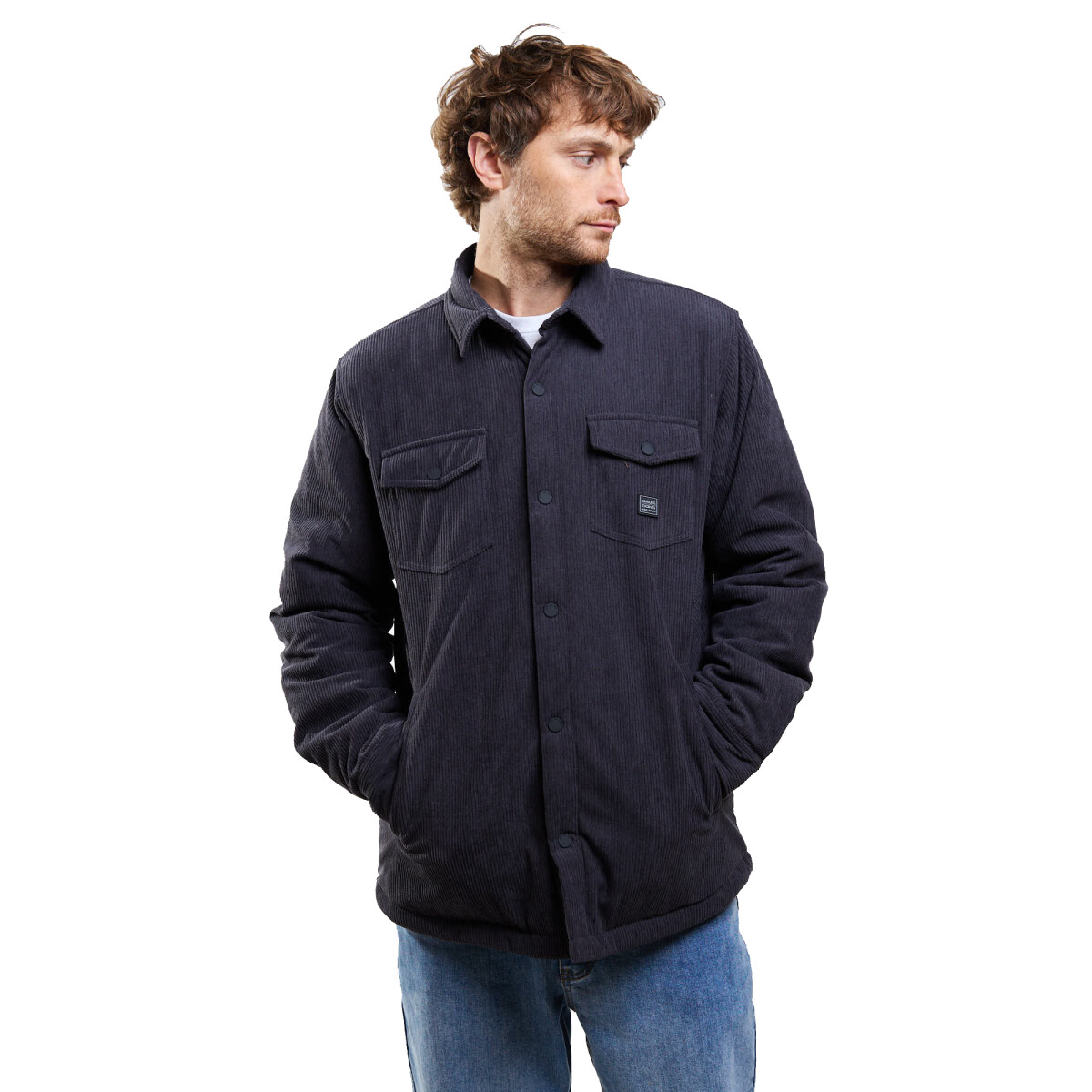 Camisa Overshirt Maui and Sons - Softie - Gris 