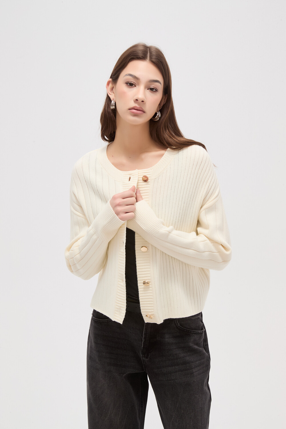 Cardigan Eloalia Marfil / Off White