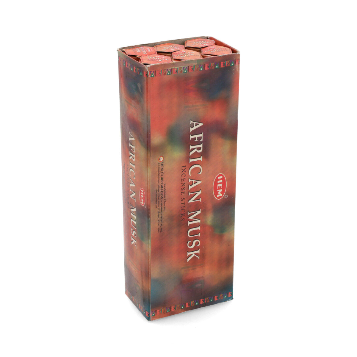 INCIENSO HEM CAJA HEXAGONAL X6 - Musk Africano 
