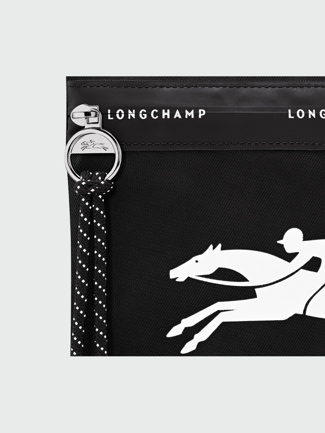 Longchamp- Neceser de lona reciclada, Le pliage Energy Negro