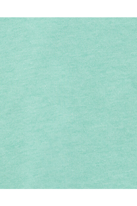 Remera de algodón, manga corta con franjas de colores Sin color