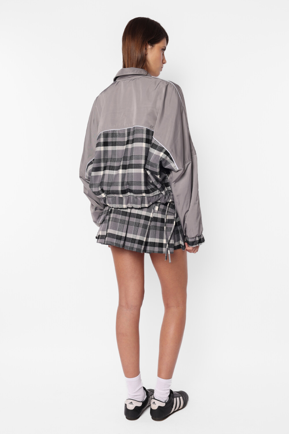 Campera Argyl Gris