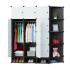 Ropero Armario Placard IMBACK IBK-PLC013 | Amplio, Modular y Resistente con 2 Barras Colgadoras y Estantes Ropero Armario Placard IMBACK IBK-PLC013 | Amplio, Modular y Resistente con 2 Barras Colgadoras y Estantes
