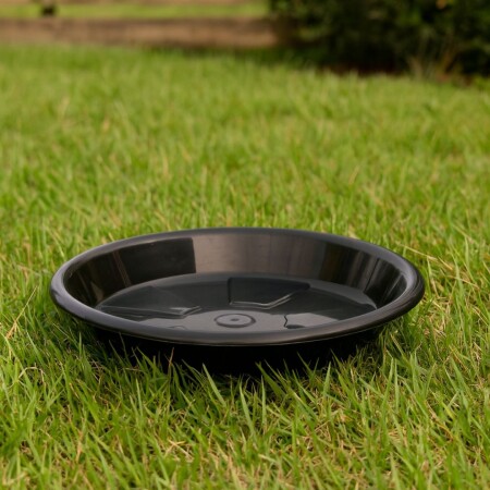 PLATO MACETA REDONDO N4 40CM NEGRO