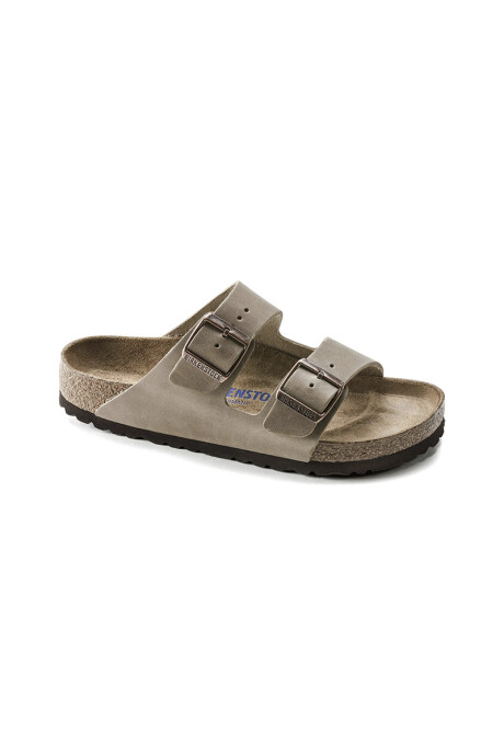 Sandalia Arizona Soft Footbed Oiled Leather - Estrecho Tabaco