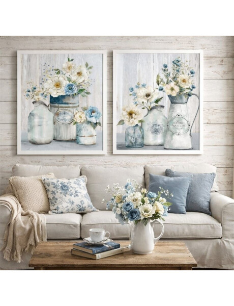 CUADRO CANVAS 40x40cm FLOR ANÉMONA BLANCA CUADRO CANVAS 40x40cm FLOR ANÉMONA BLANCA