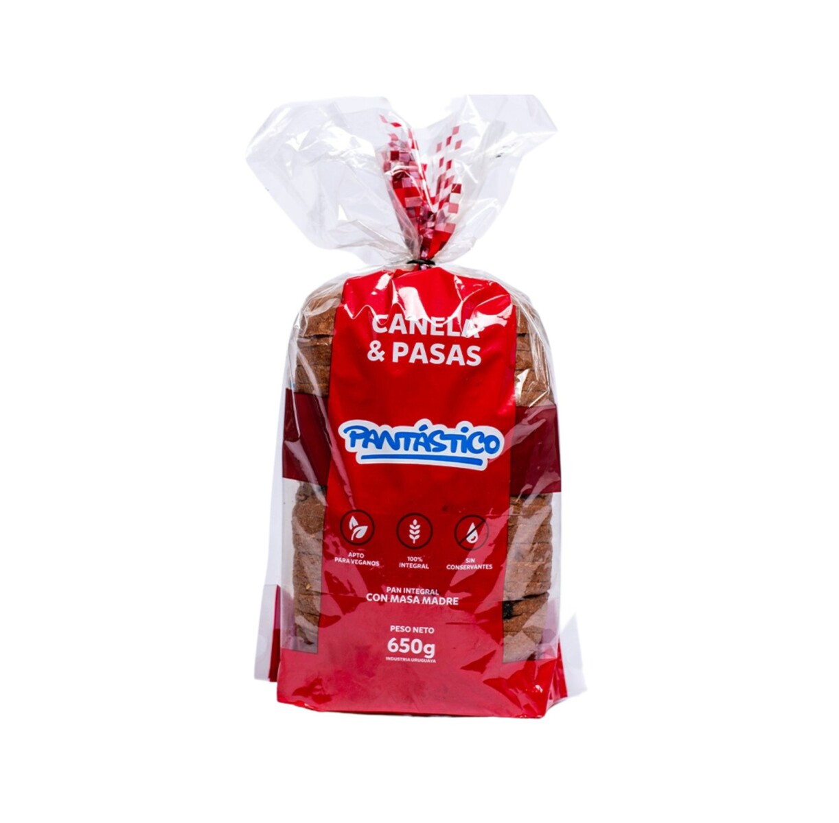 Pan De Canela Y Pasas Pantastico 650g 