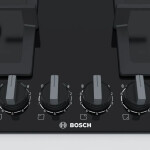 Anafe a gas Bosch PPP6A6B20 Vidrio 60cm negro