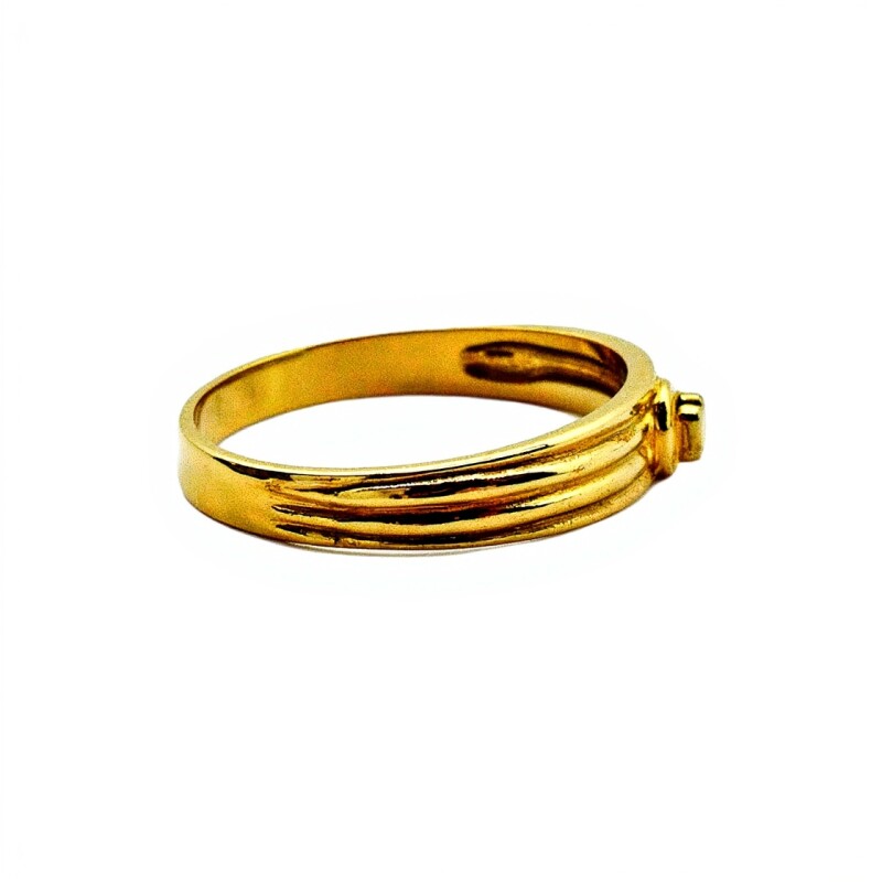 Anillo-Oro bajo-Piedra Zirconia-AN8037 conpiedra