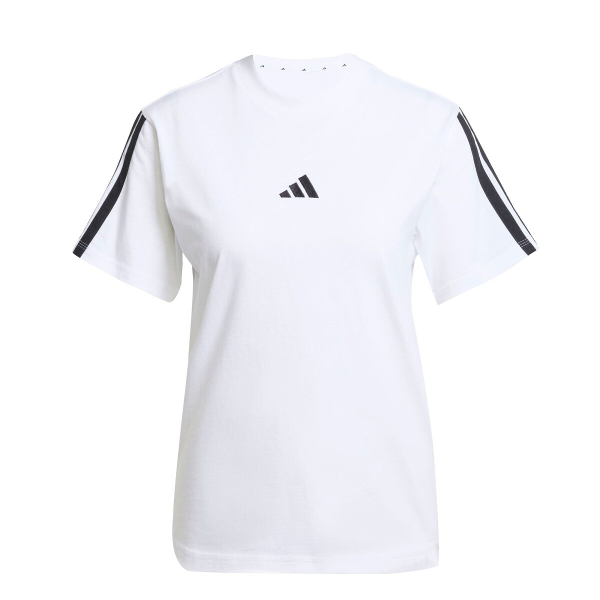 Remera de Mujer Adidas Essentials 3 Tiras - Blanco 