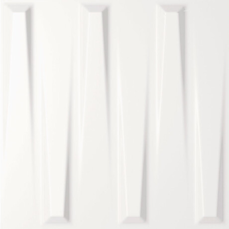 CERAMICA REVESTIMIENTO 25X25 SATINADO BLANCO DECORADO PIEZA GAMAS DE BLANCO