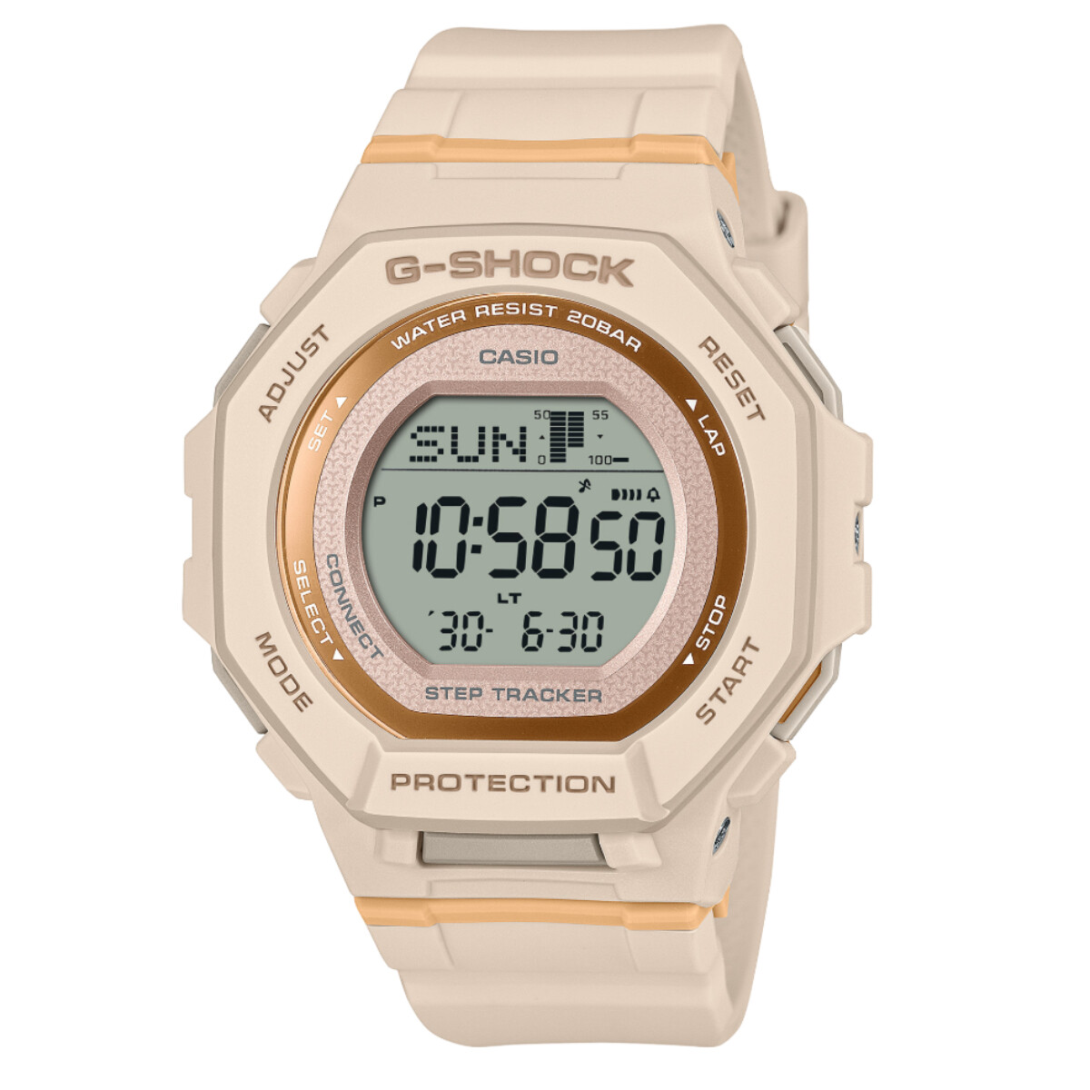 Reloj CASIO G-SHOCK GMDB300-4DR en Resina Rosa Esfera 47mm 
