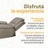 Sofá Sillón Poltrona Reclinable Masajeador Electrico Cuerina Color Gris Cuerina